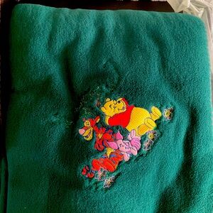New Vtg Disney Winnie The Pooh and Friends Throw Blanket
